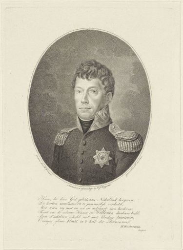 Portrait of William I Frederick, King of the Netherlands