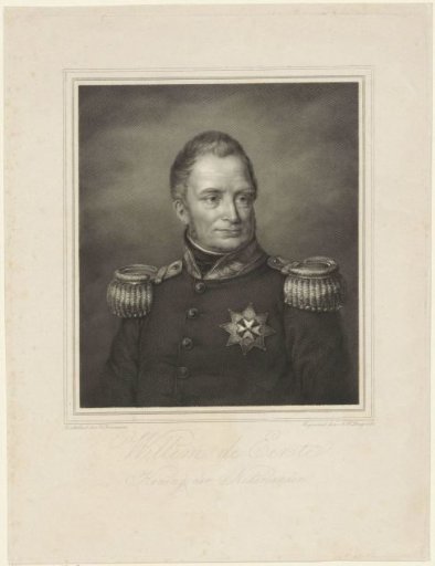 Portrait of William I Frederick, King of the Netherlands