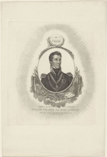 Portrait of William II, King of the Netherlands