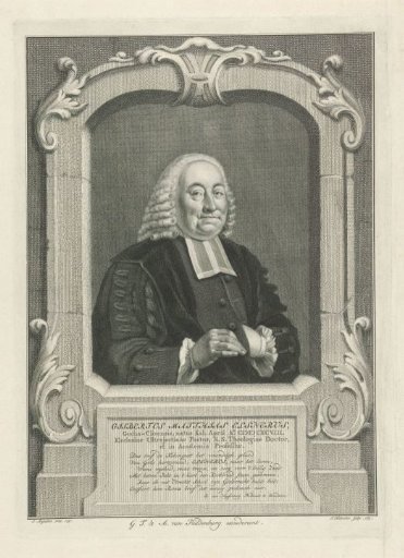 Portrait of Gijsbertus Matthias Elsnerus
