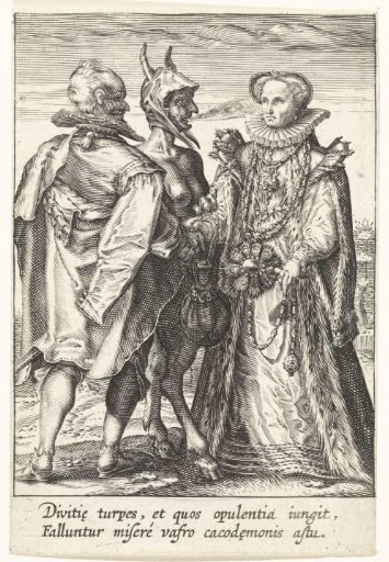 Marriage contracted through wealth by the devil