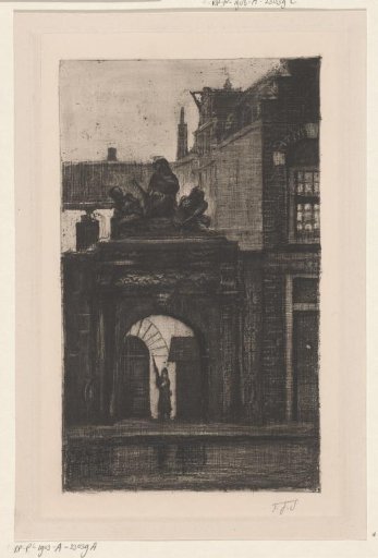 Gate of the Tucht- or Rasphuis in Amsterdam