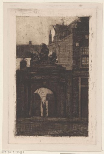 Gate of the Tucht- or Rasphuis in Amsterdam