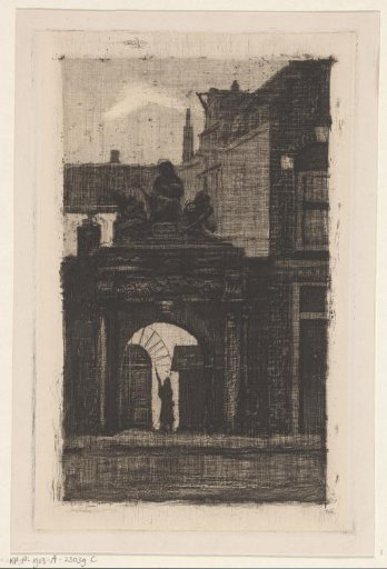 Gate of the Tucht- or Rasphuis in Amsterdam