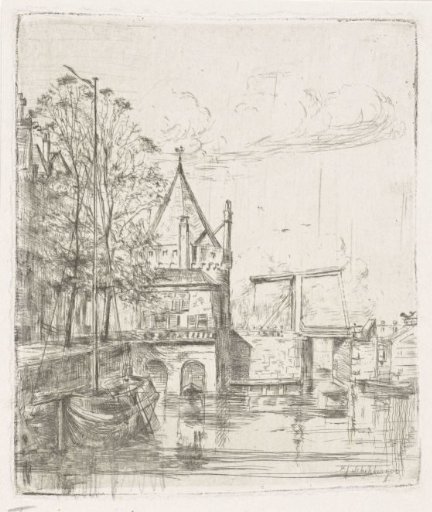View of the Schreierstoren in Amsterdam