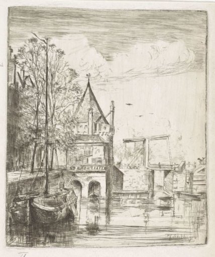View of the Schreierstoren in Amsterdam