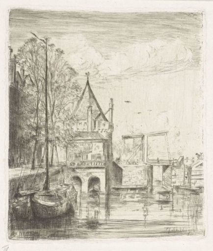 View of the Schreierstoren in Amsterdam