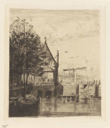View of the Schreierstoren in Amsterdam