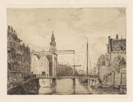 View of the Markengracht in Amsterdam