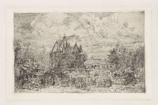 View of the Nieuwmarkt, Amsterdam
