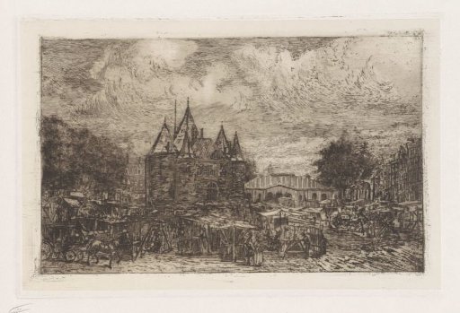 View of the Nieuwmarkt, Amsterdam