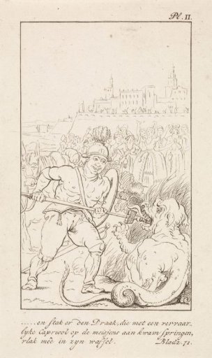 Man Slaying a Dragon