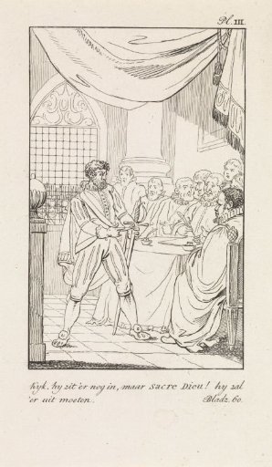 Man with a Sword in a Company at a Table
