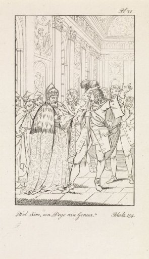Man with Raised Hand with a Cleric