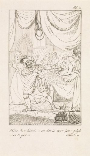 Man with a Child in a Nursery