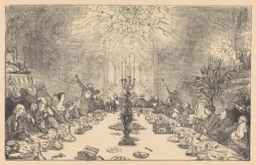 The banquet of the 'Dutch Drawing Society'