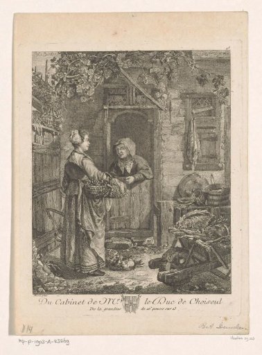 Vegetable Seller at the Door of a Worker's Dwelling