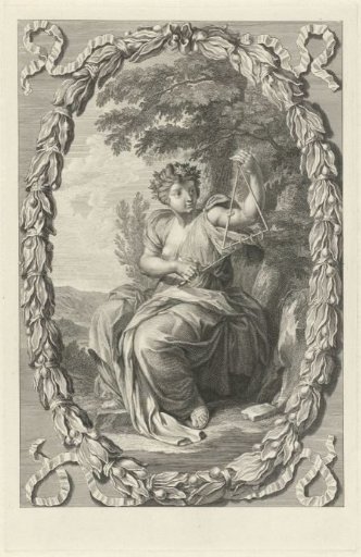 Landscape with a musical Muse