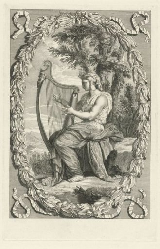 Landscape with a musical Muse