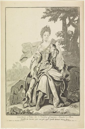 Portrait of Clara Juliana, Countess of Nassau-Siegen