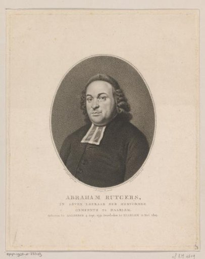 Portrait of Abraham Rutgers