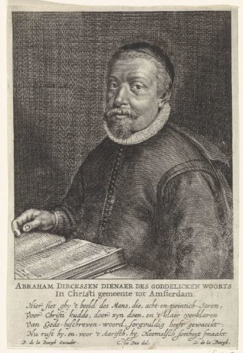 Portrait of Abraham Dirksz. Bierens