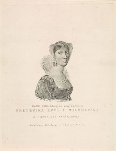 Portrait of Wilhelmina Frederica Louisa (Queen of the Netherlands)