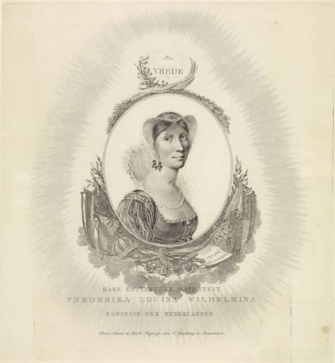 Portrait of Wilhelmina Frederica Louisa (Queen of the Netherlands)