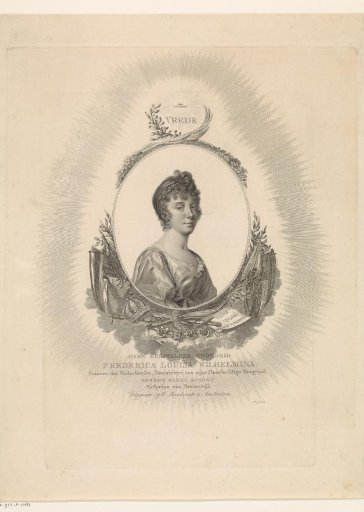 Portrait of Frederica Louisa Wilhelmina (Princess of Orange-Nassau)