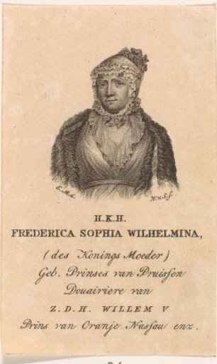 Portrait of Wilhelmina of Prussia (1751-1820)