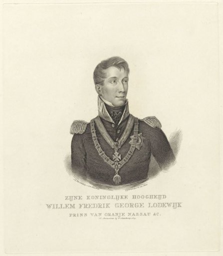 Portrait of Willem II (King of the Netherlands)
