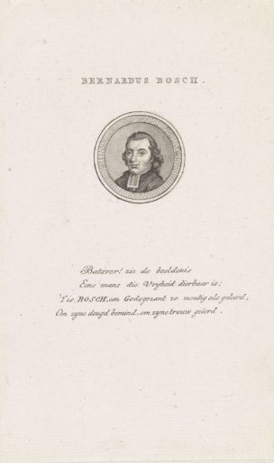 Portrait of Bernardus Bosch
