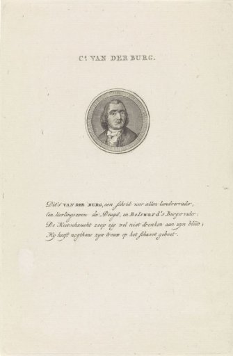 Portrait of Cornelis van der Burg