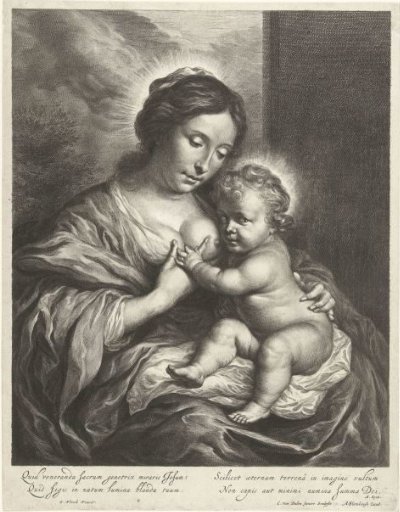 Mary with the Child at the breast
