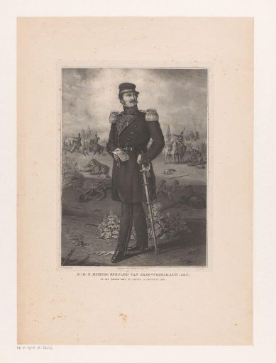 Portrait of Lieutenant General Bernard of Saxe-Weimar