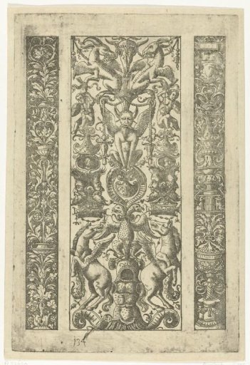 Three flat decorations on a sheet