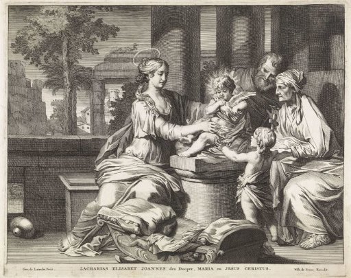 Holy Family with Zacharias, Elizabeth and John the Baptist