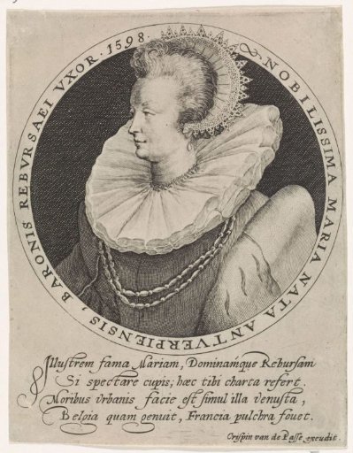 Portrait of Maria, Baroness of Reboursay