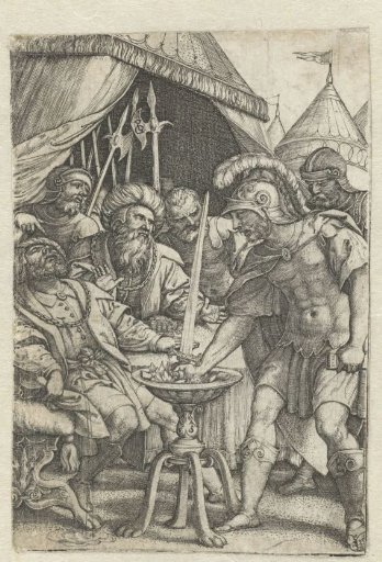 Mucius Scaevola Putting His Right Hand into the Fire