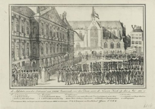 Funeral of Jan van Speyk, 1832