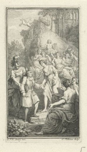 Playwright Paul Scarron visits Apollo and his Muses