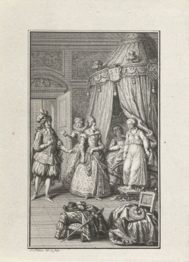 Lovers caught in a sleeping chamber