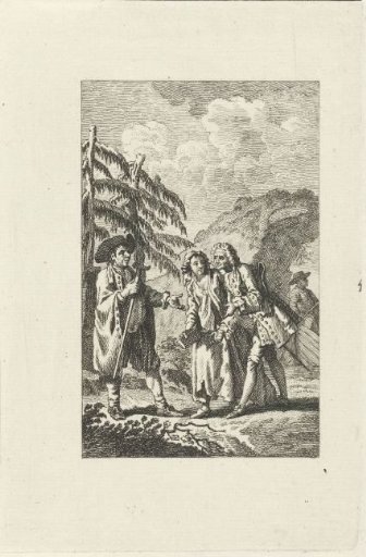 Meeting between a man and a couple