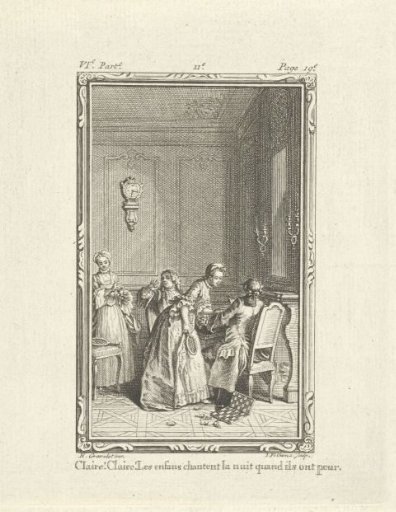Company playing games in an interior