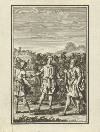 Telemachus in conversation with Mentor