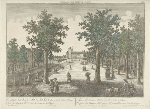 View of the Buitenhof in The Hague