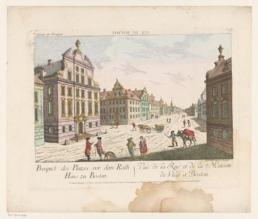 View of the Town Hall in Boston
