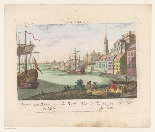 View of the harbor in Boston