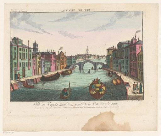 View of a canal in Venice