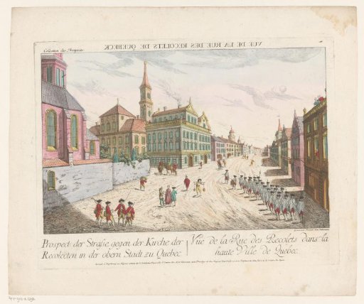 View of Les Récollets in Québec